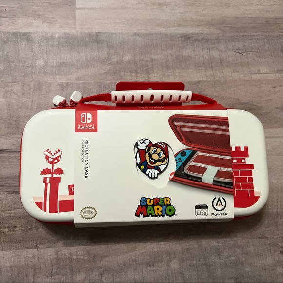 Nintendo Other - Case For Nintendo Switch or Nintendo Switch Lite - Mario Red/White